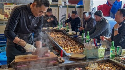 성남 모란시장(모란5일장) 무한리필 돼지부속 맛집, 8천원에 돼지부속고기 무한리필, 모란오일장 맛집, 모란 쌍둥이네 맛집 가볼만한곳