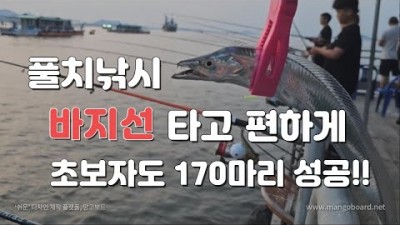 목포 갈치낚시 바지선 선상 풀치낚시 초보자도 만쿨하는 갈치낚시 채비법 및 조황정보