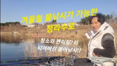 인천 청라수로 붕어낚시 민물낚시 겨울 물낚시 가능한 수도권 붕어낚시 포인트